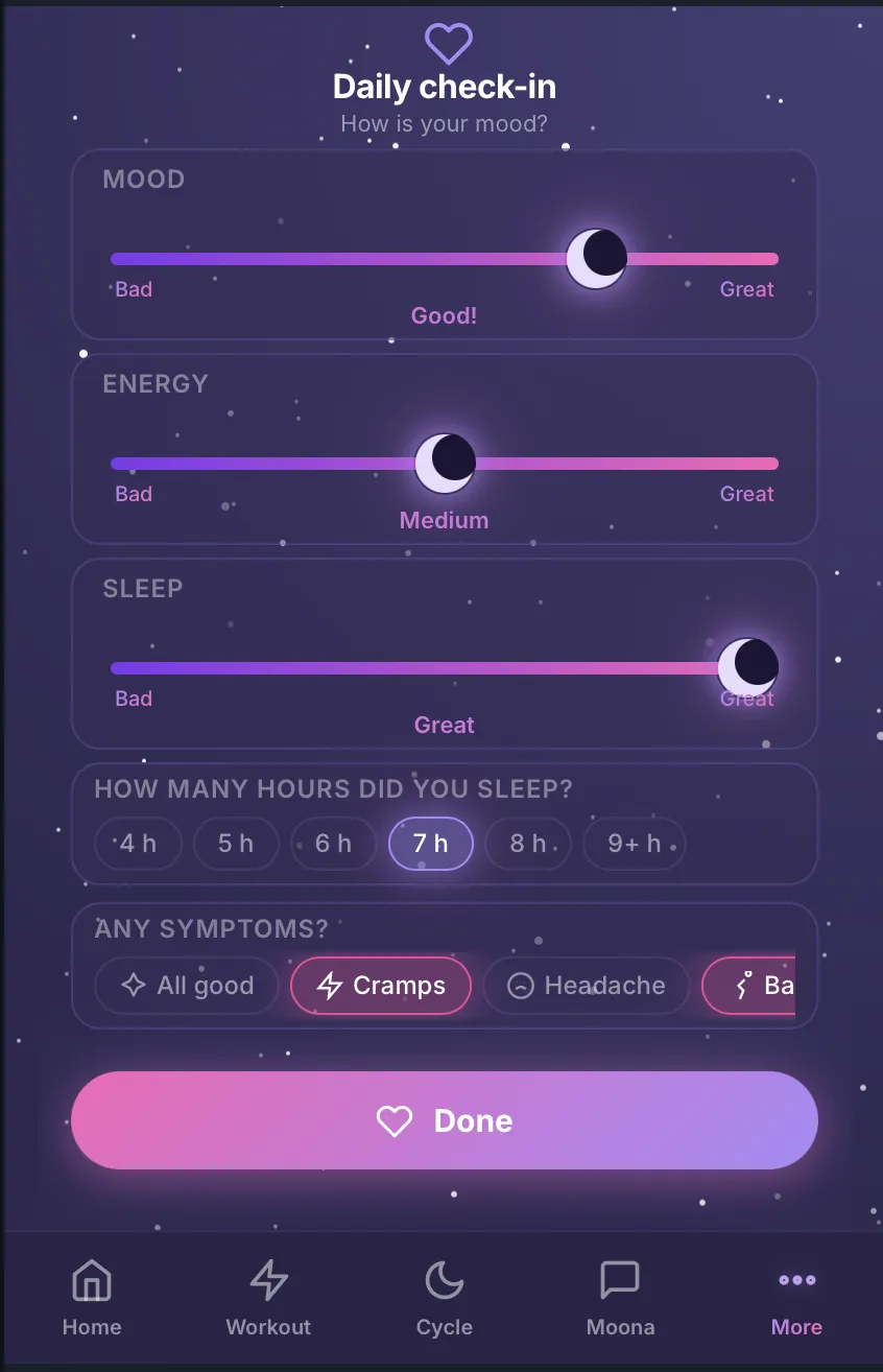 Daily Check-in