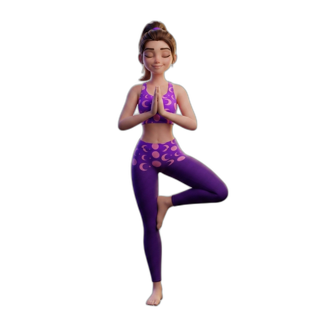 Moona yoga tree pose